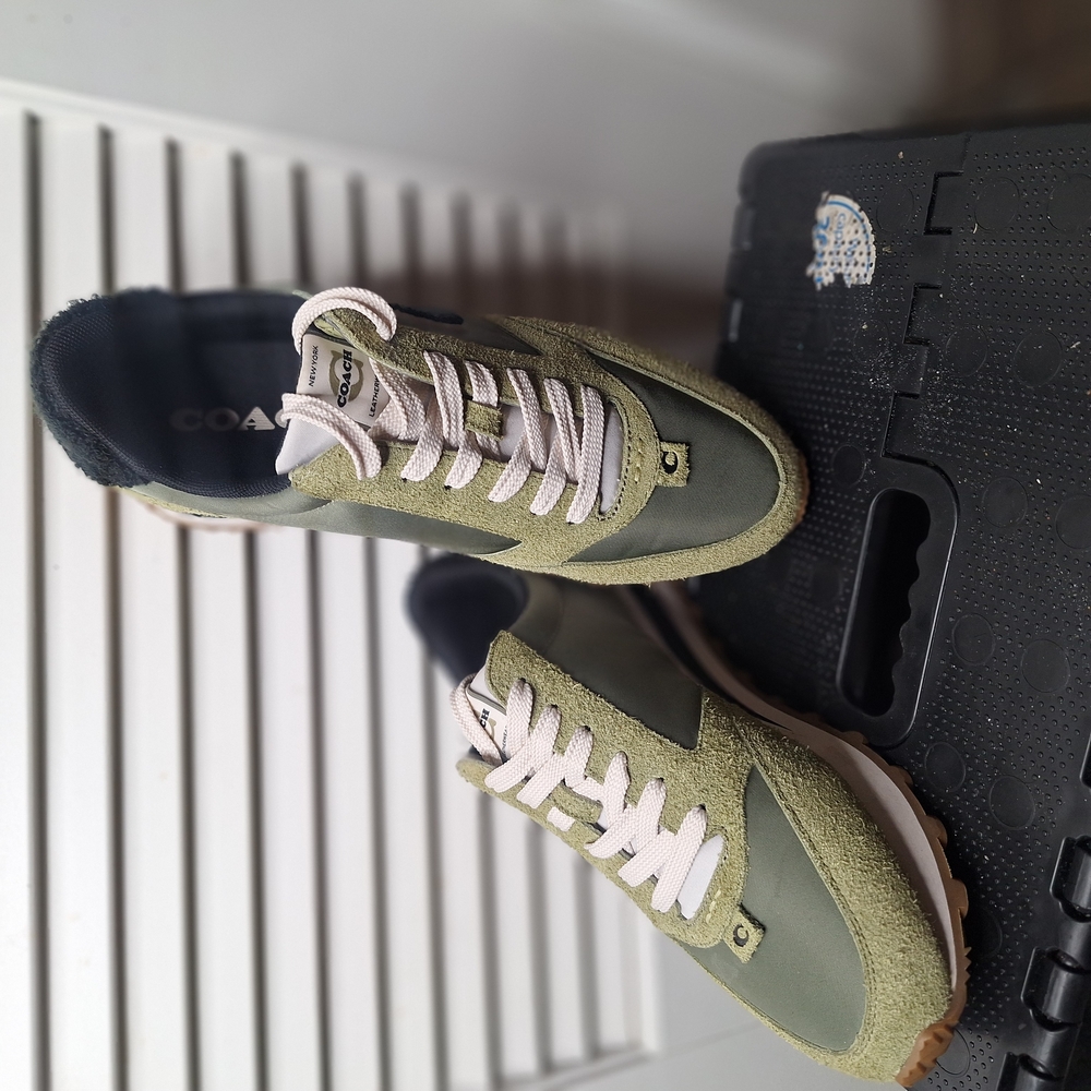 Coach Green and White Women's Sneakers